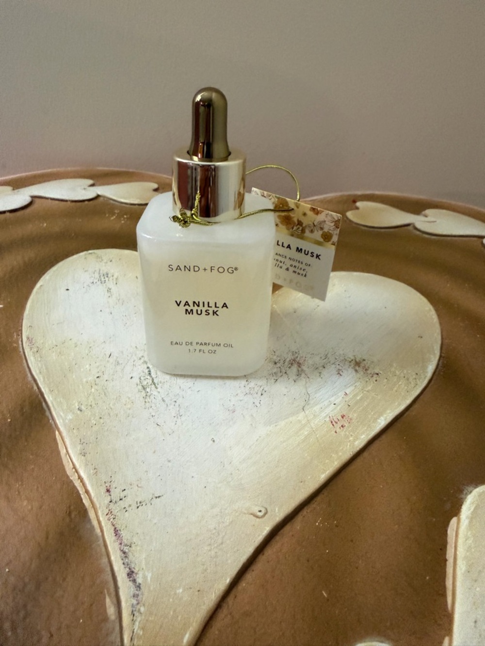 Sand + Fog Vanilla Musk Eau de Parfum Oil - White